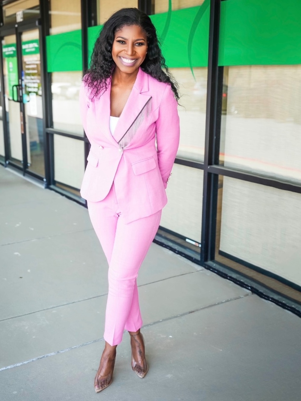 Pink Belle Business Wear Suit
